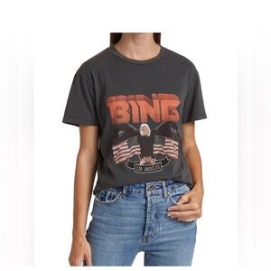 Anine Bing Vintage Logo Tee Size S